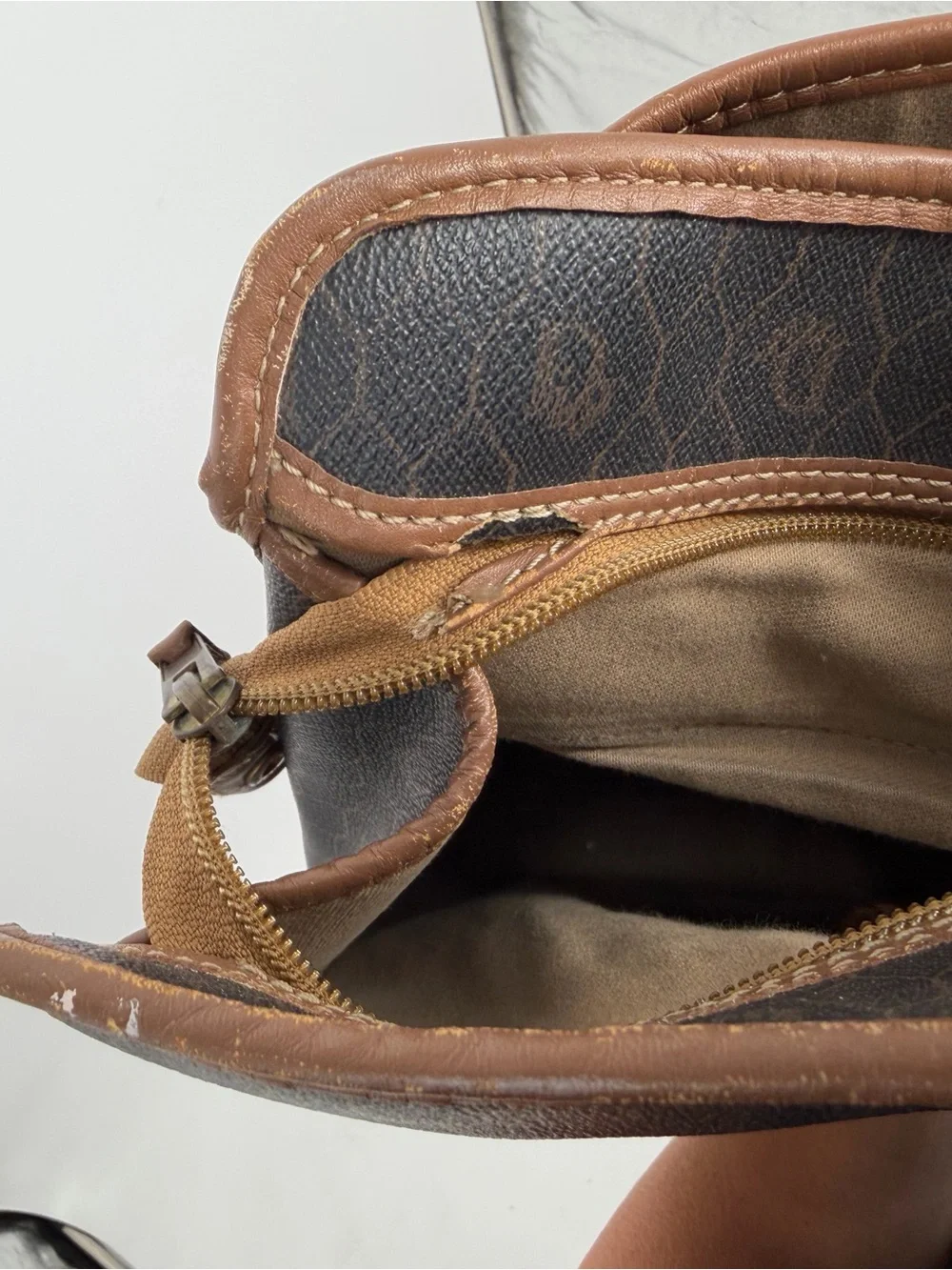 Christian Dior Vintage Honeycomb Monogram Tote Bag